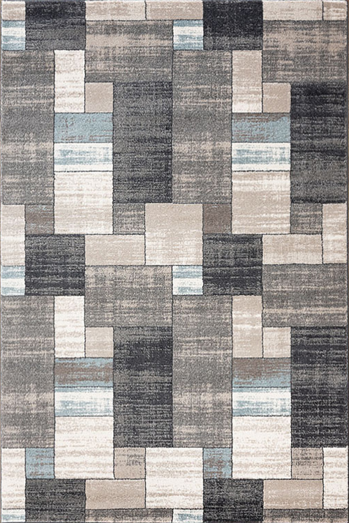 Orel Modern Square Pattern Rug