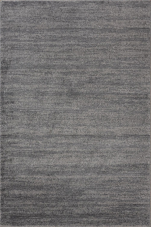 Large View Orel Contemporary Plain Grey Rug