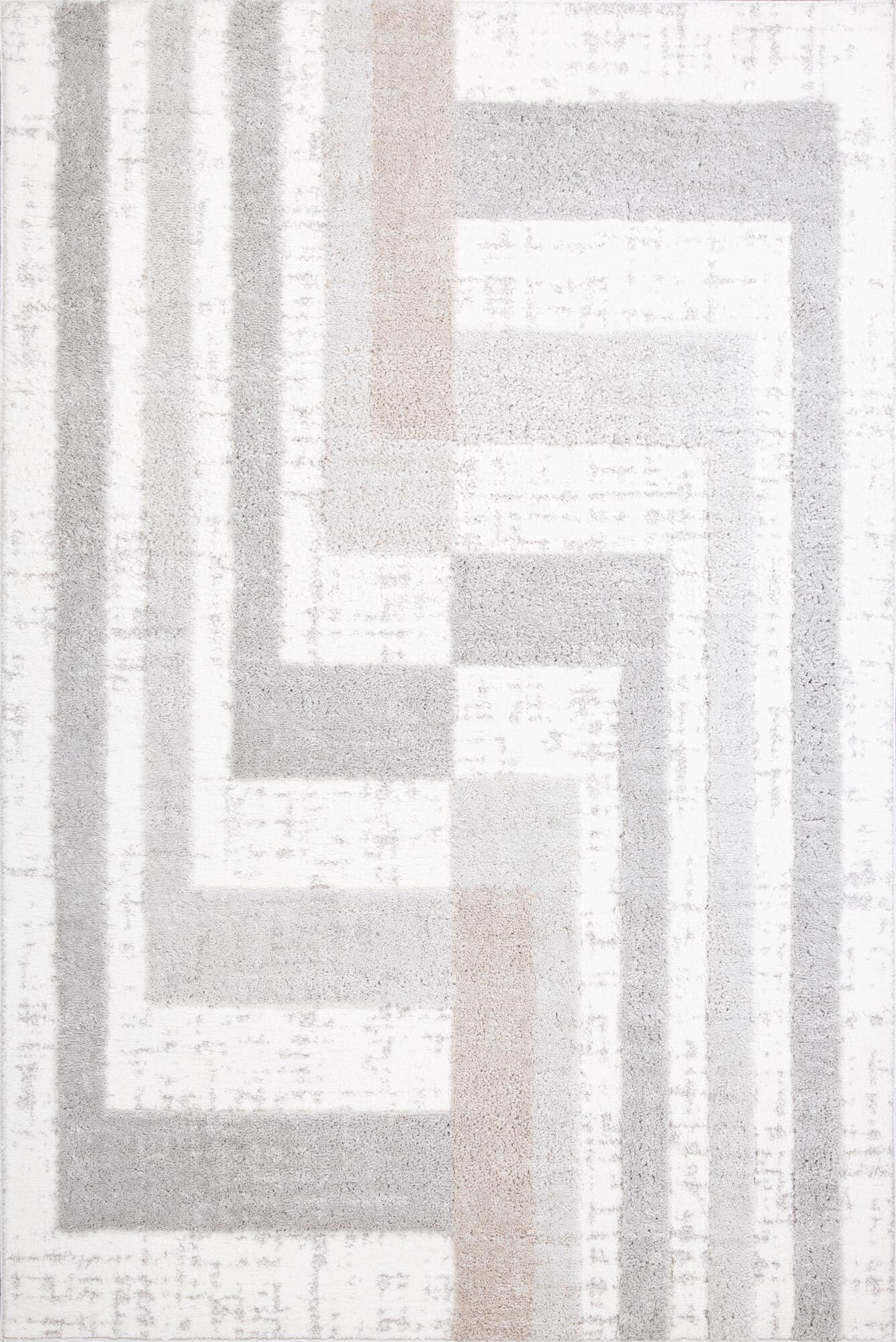 Large View Oscar Soft Geometric Rug