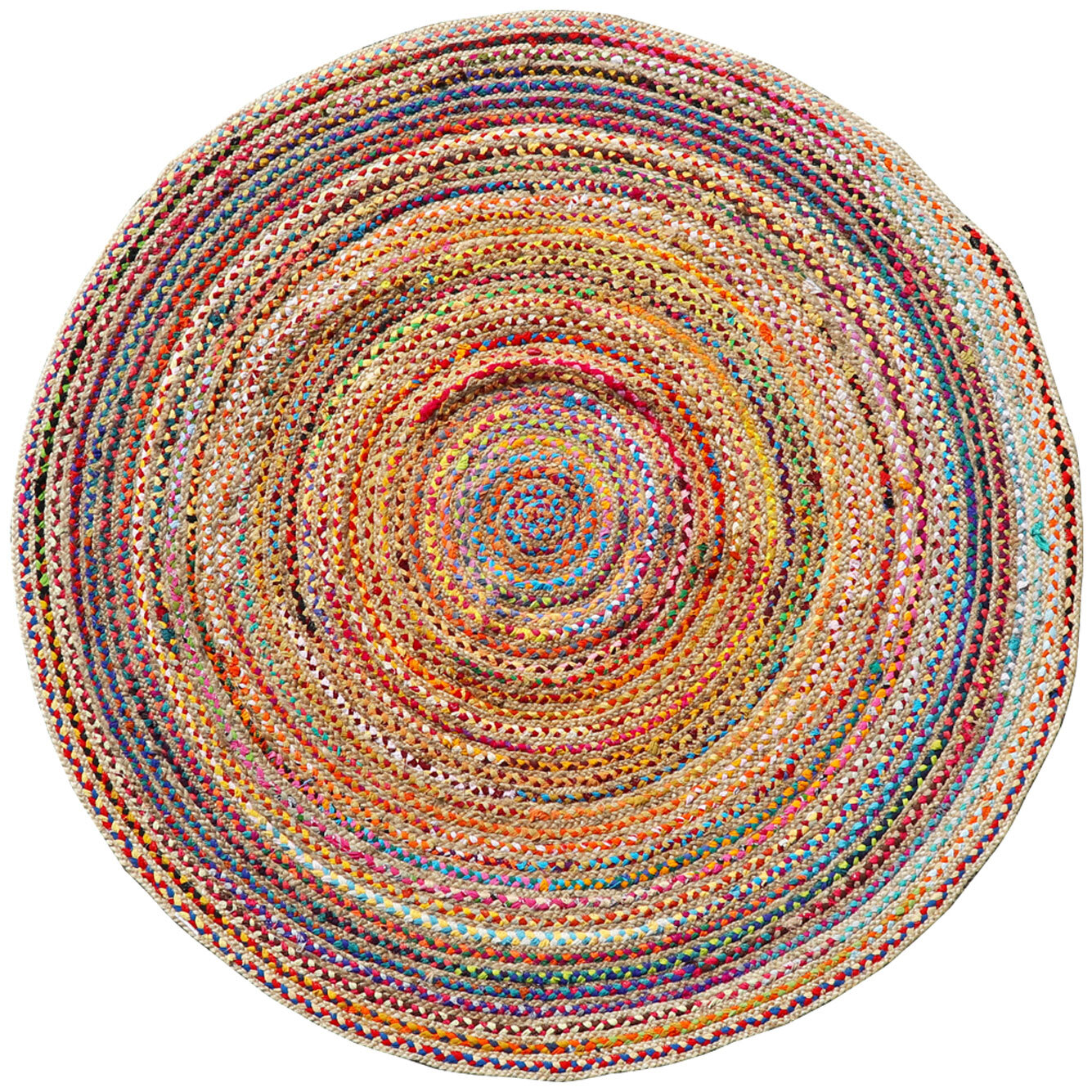 Polly Round Rug, Braided Rugs