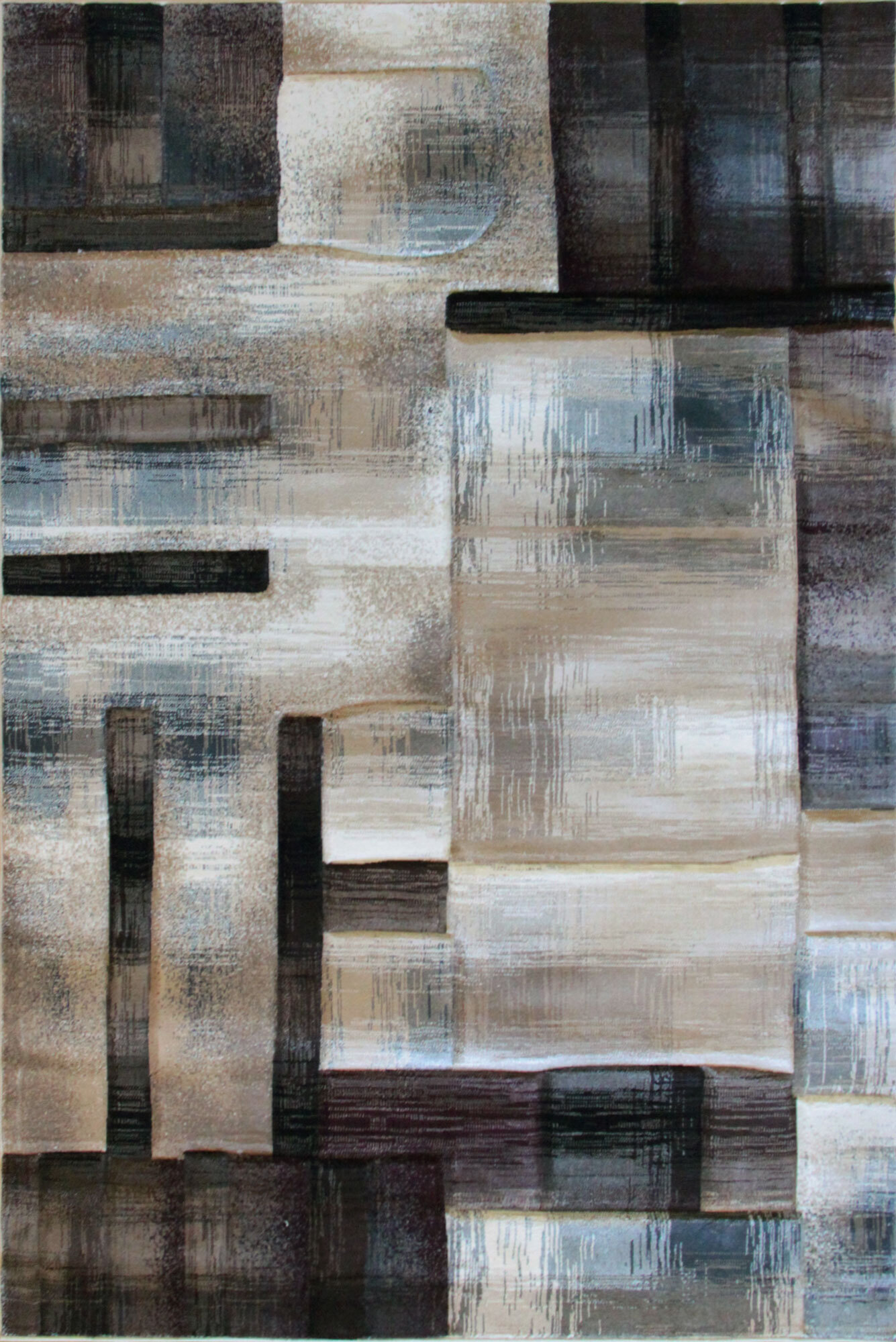 Large View Panama Beige Contemporary Rug