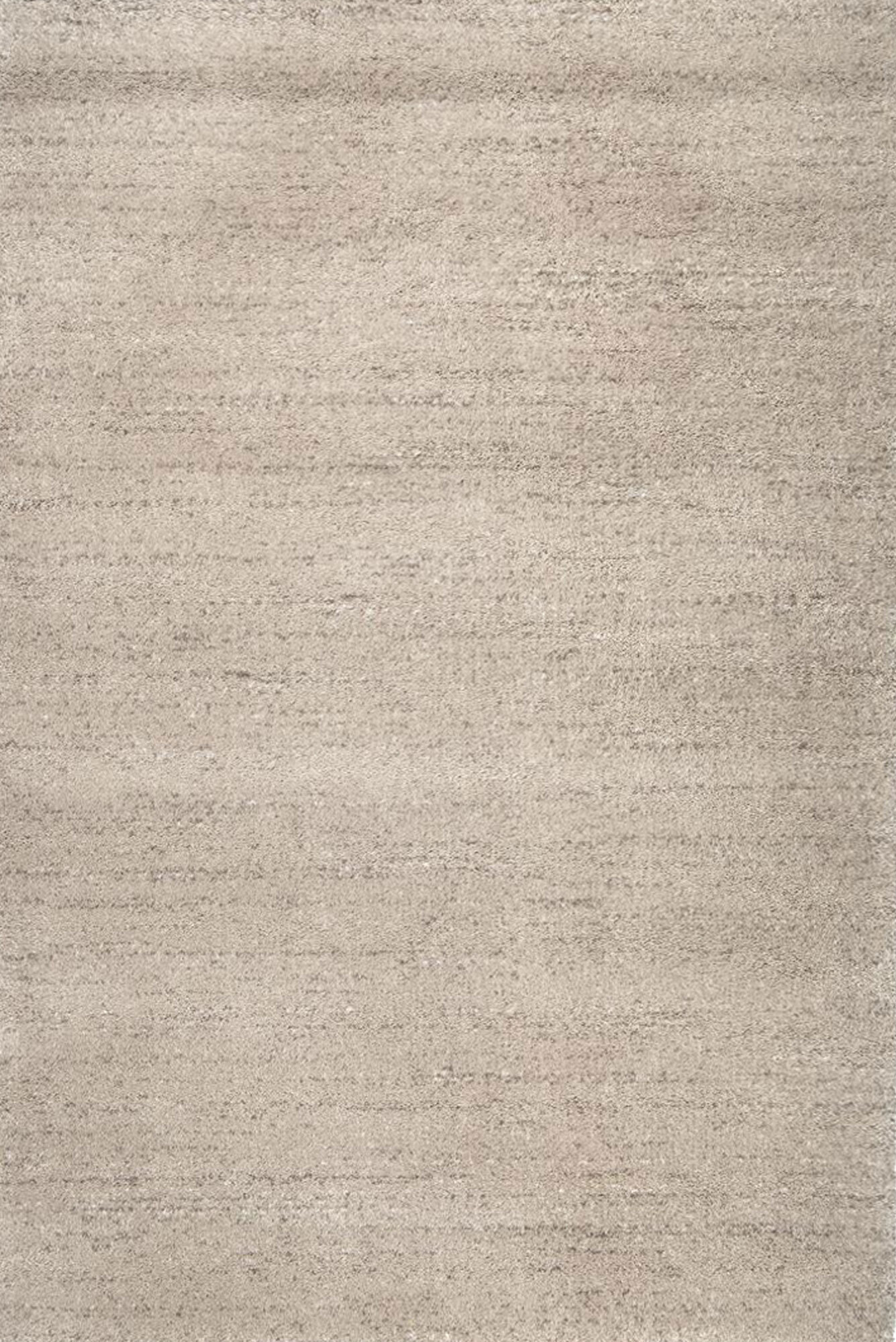 Posh Modern Beige Plain Rug