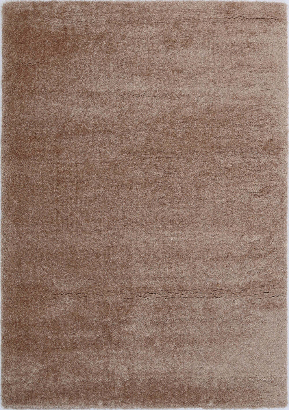 Large View Palace Plain Beige Shaggy Rug