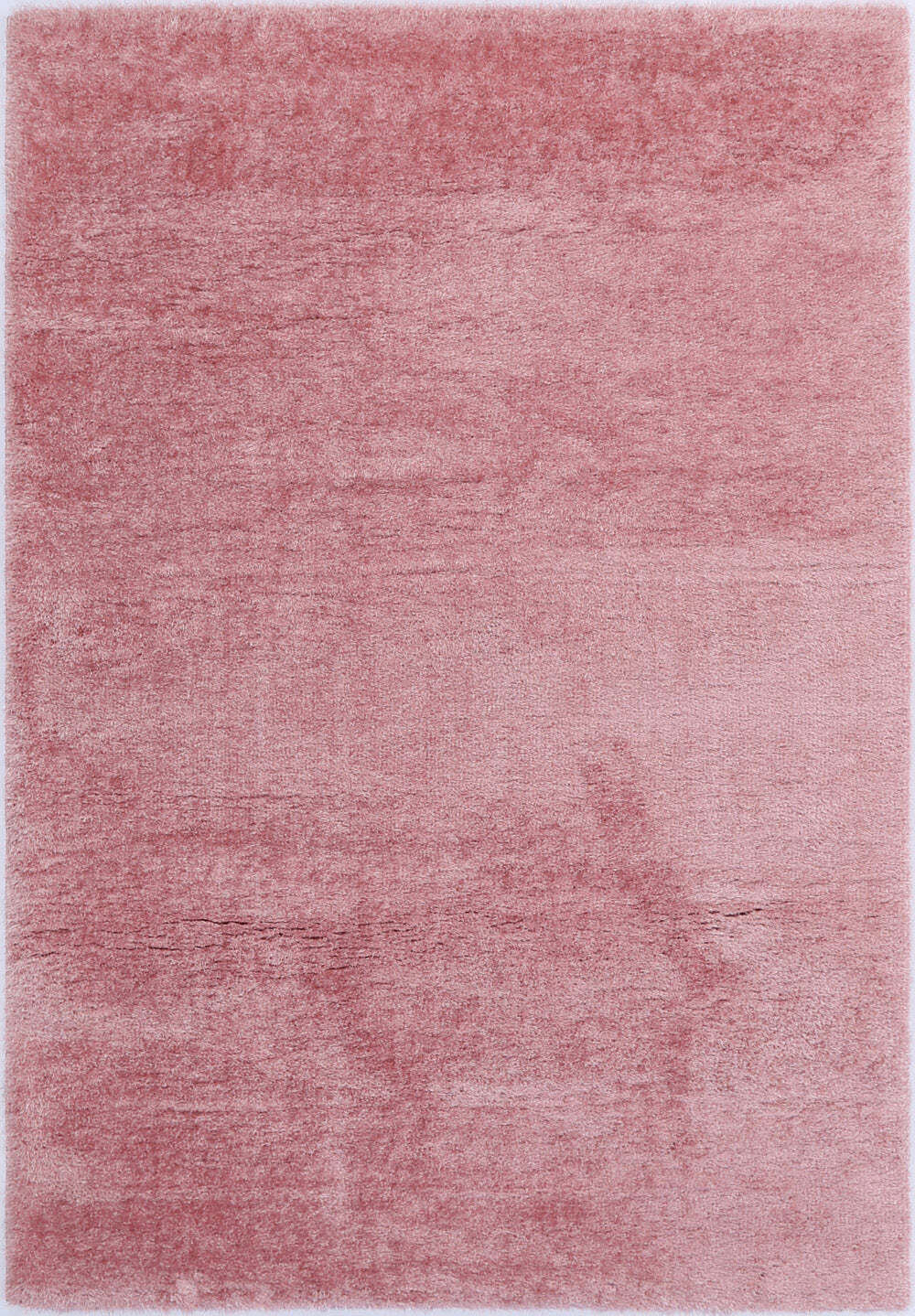 Large View Palace Thick Plain Pink Shaggy Rug