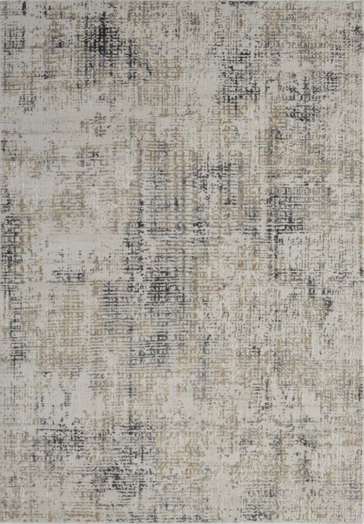Large View Pearl Striped Contemporary Rug