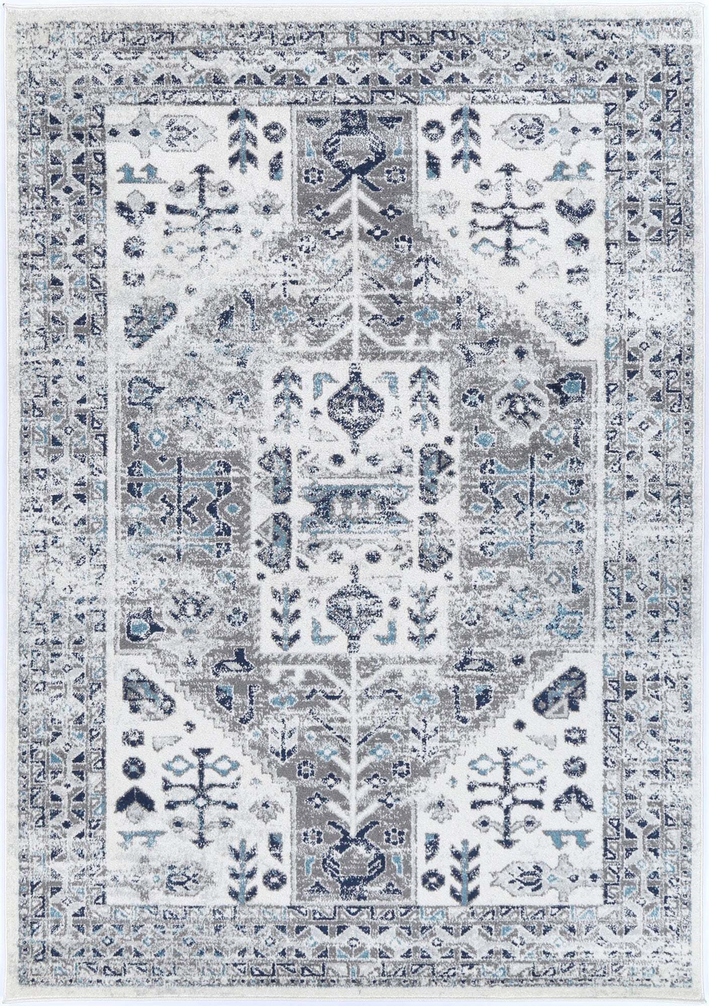 Large View Peri Transitional Medallion Rug
