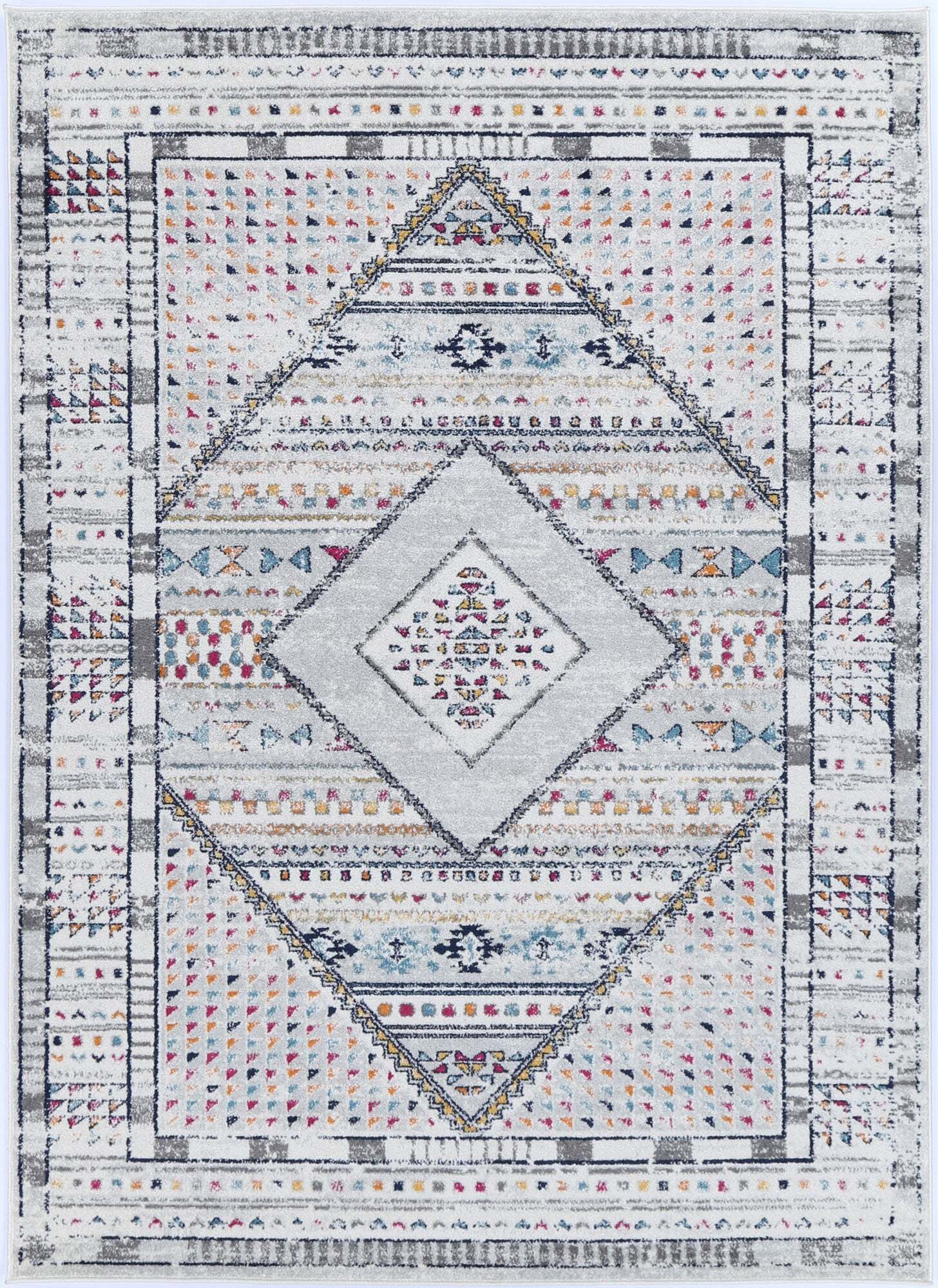 Large View Peri Contemporary Tribal Rug
