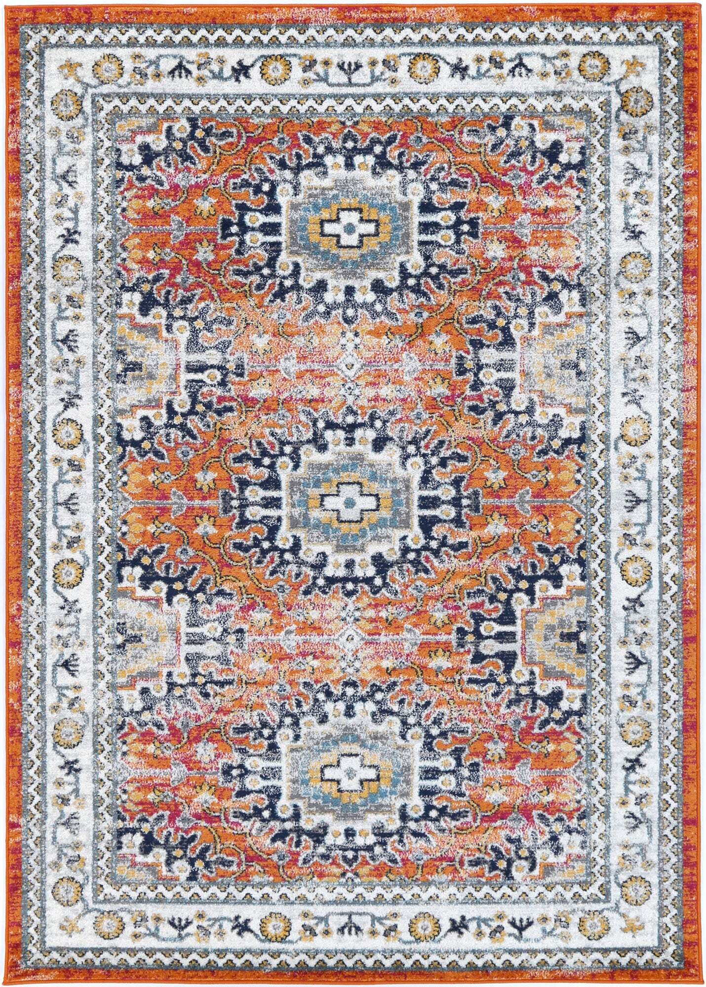 Large View Peri Traditional Medallion Rug