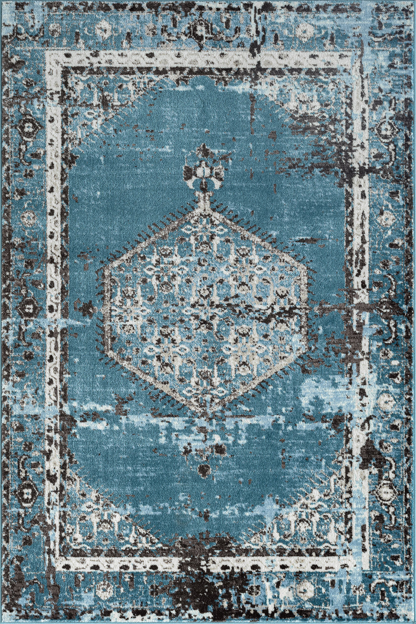 Large View Persico Rumpus Room Rug PER8336-BLU