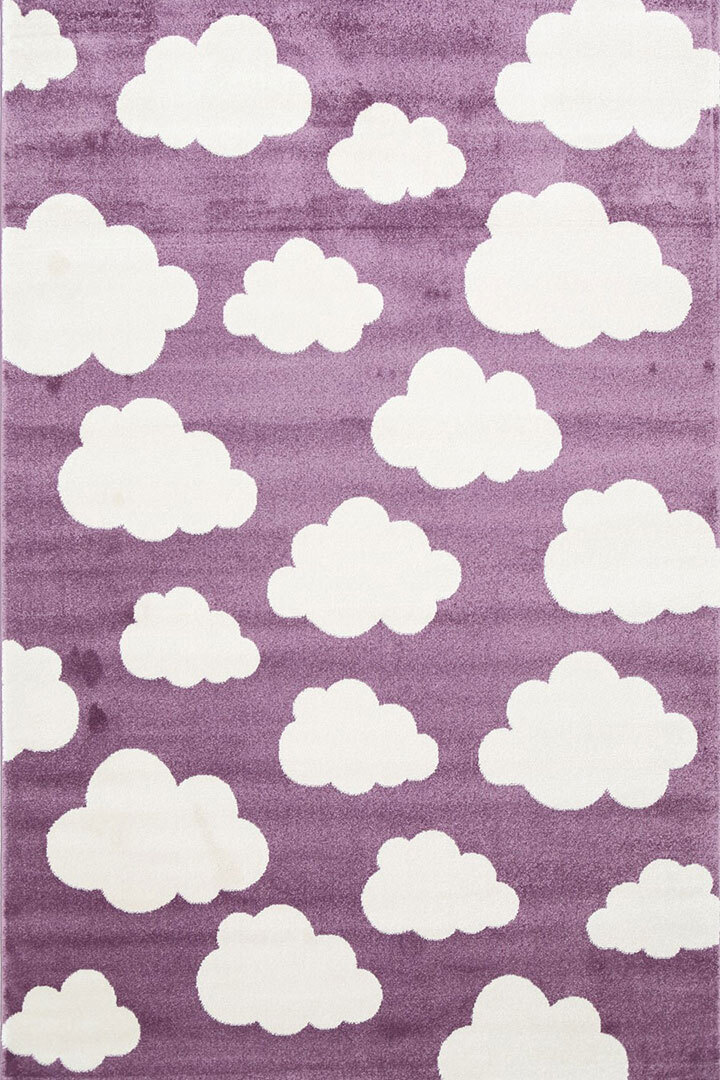Petite Kids Purple Cloud Rug