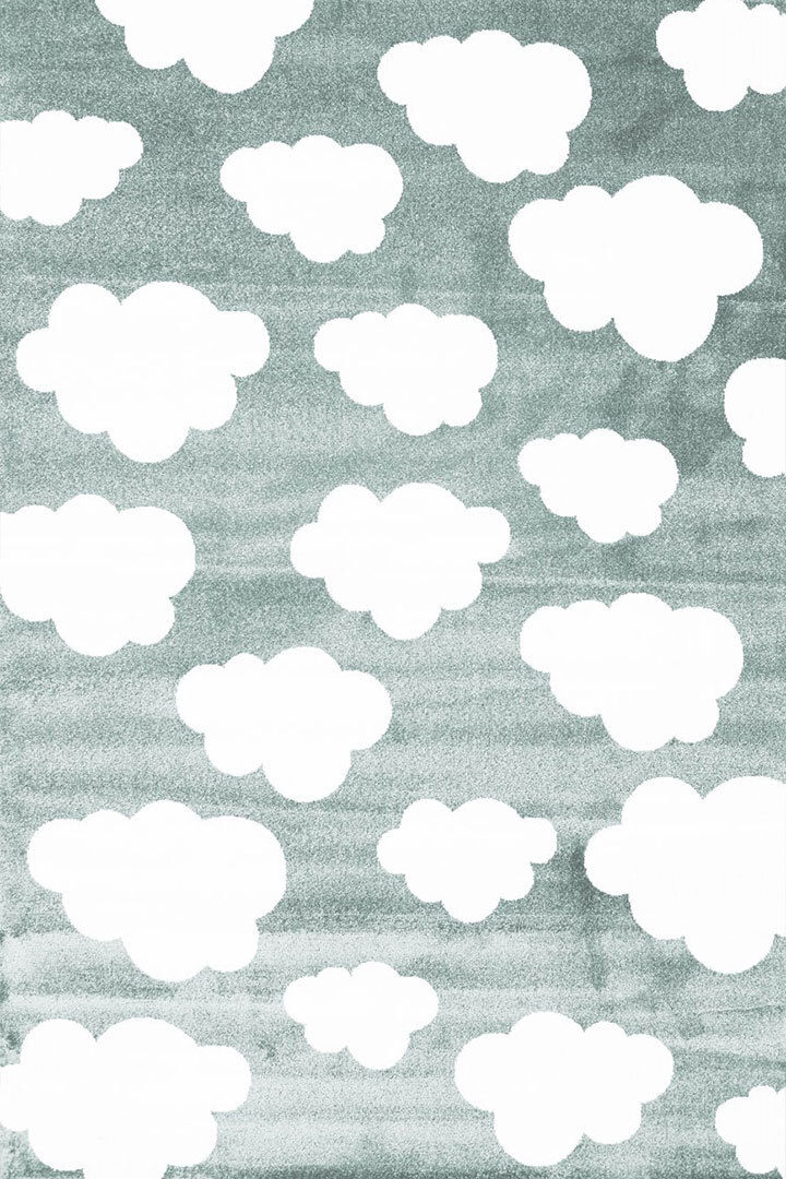 Petite Cloud Pattern Kids Rug