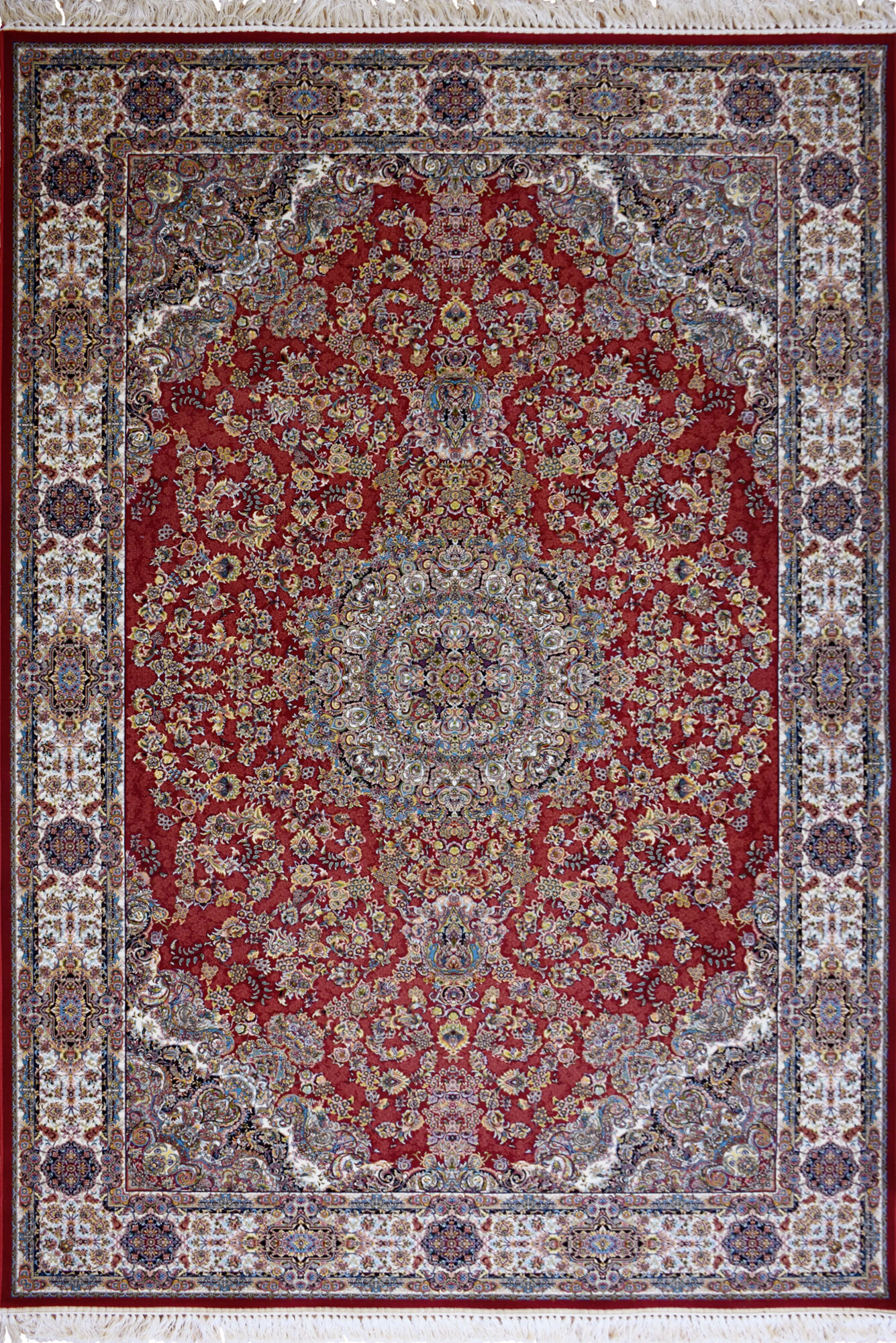 Large View Parsa Red Medallion Oriental Rug