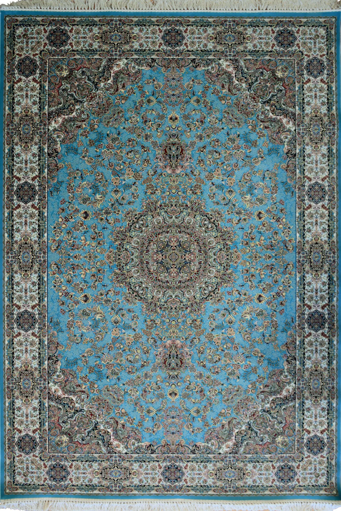 Parsa Blue Medallion Oriental Rug
