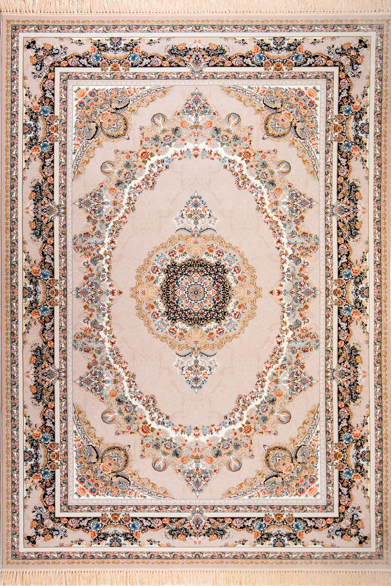 Large View Prince Traditional Medallion Rug