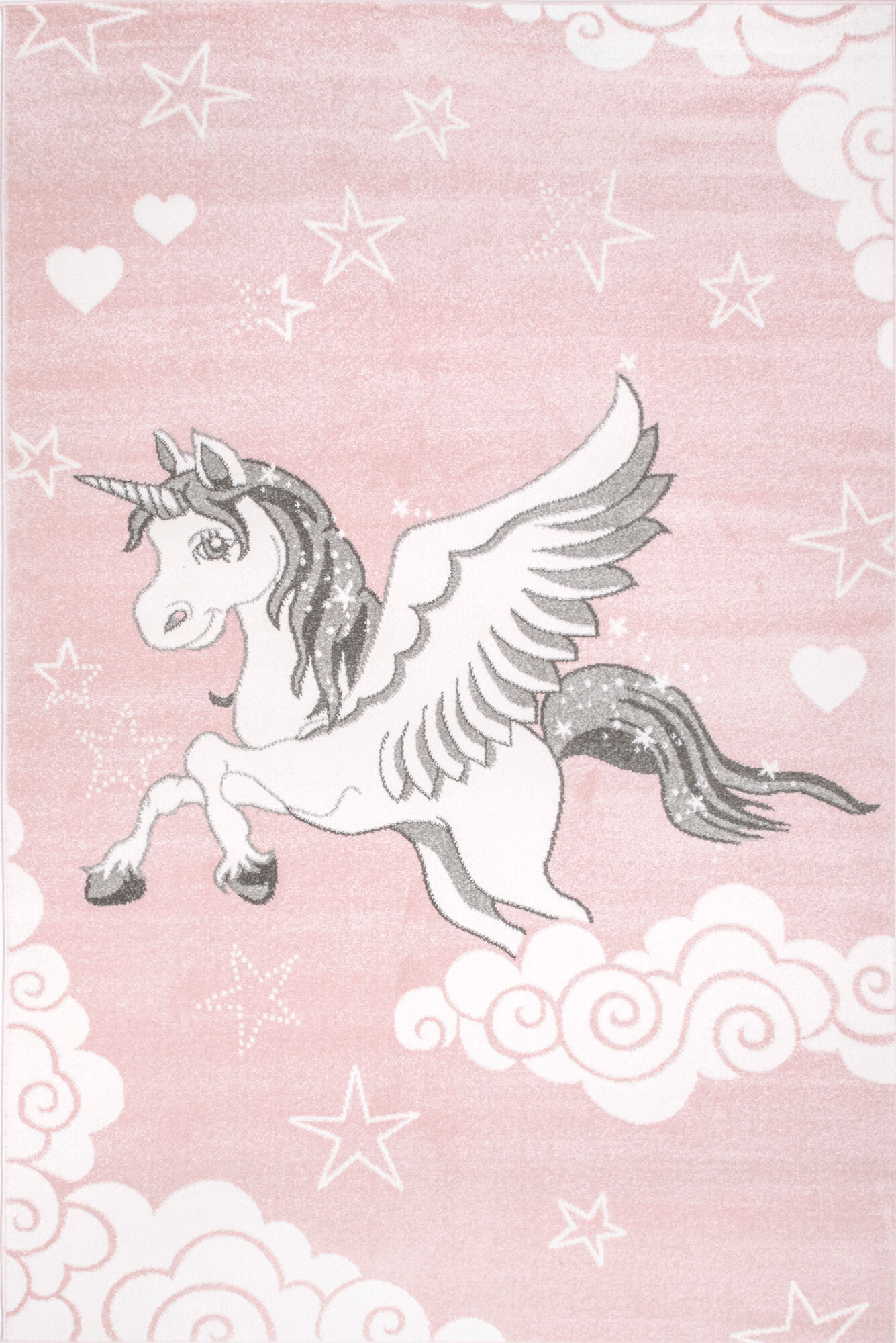 Poppy Flying Unicorn Kids Rug