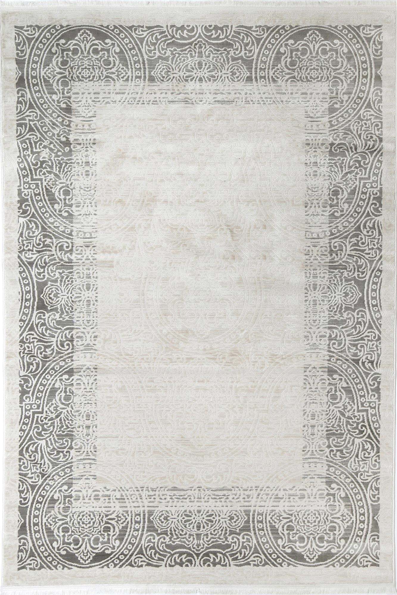 Rina Contemporary Border Rug
