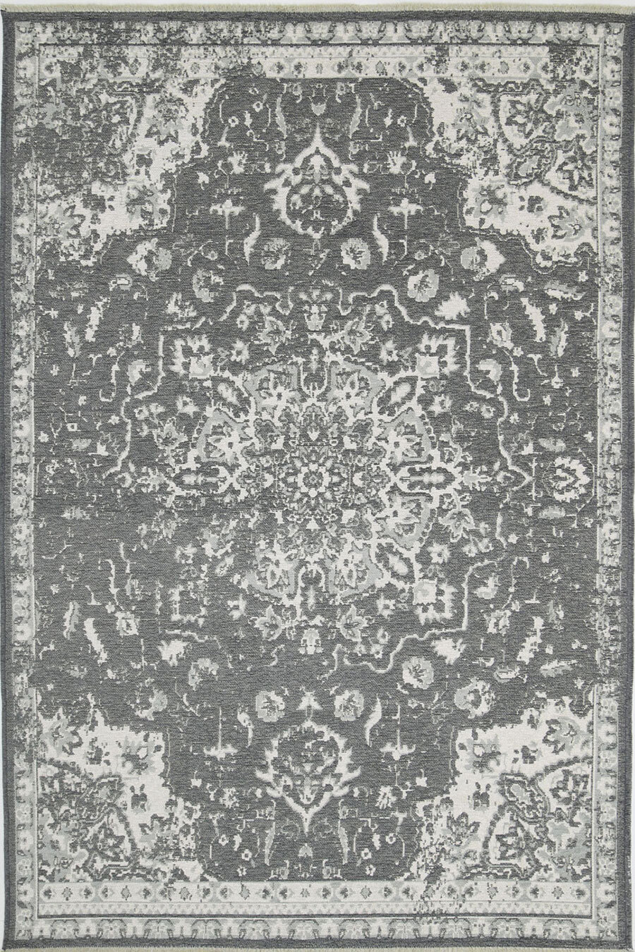 Large View Ryan Antique Look Medallion Rug