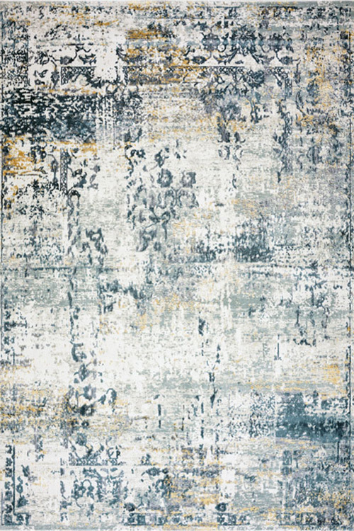 Saul Contemporary Distressed Rug