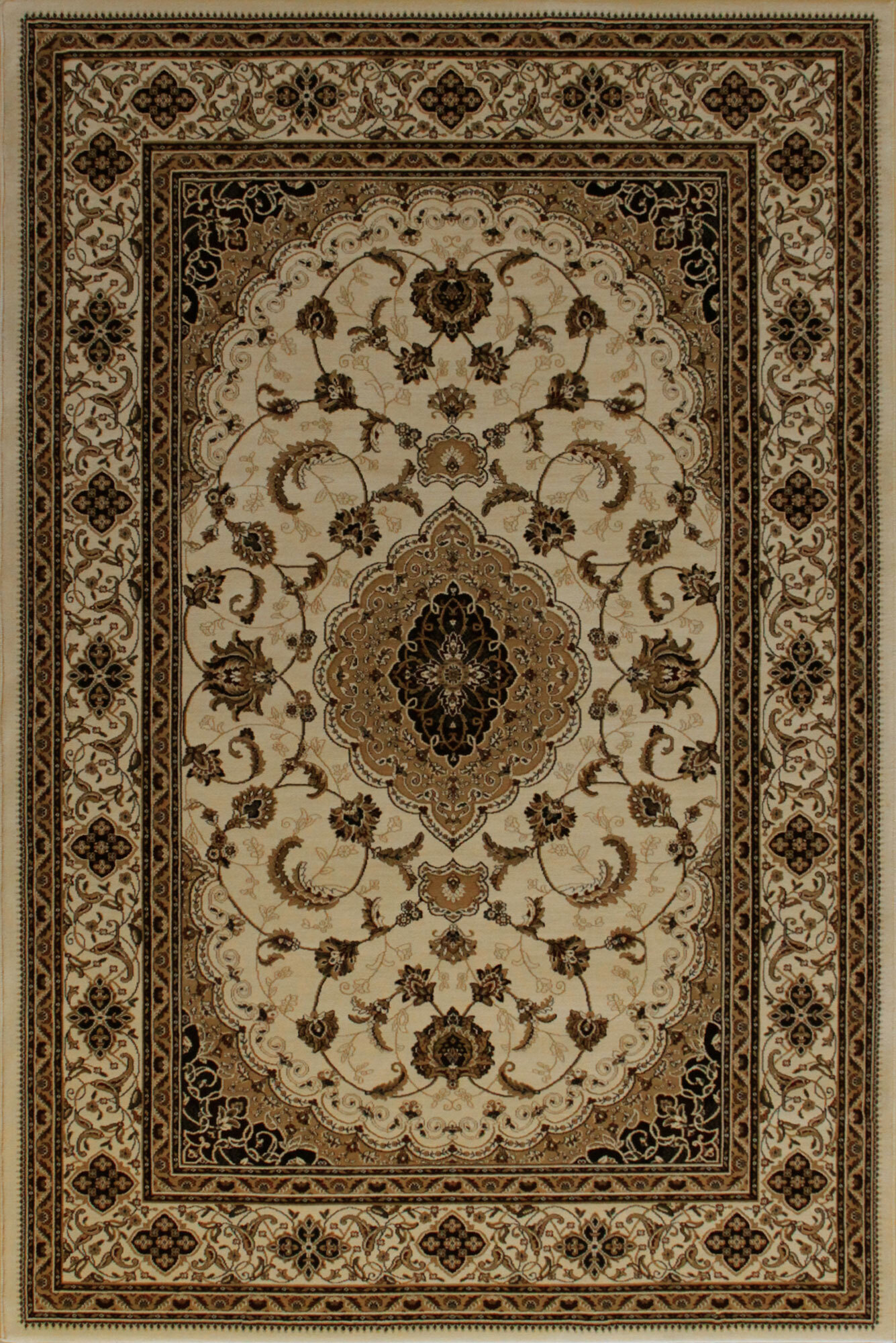 Star Beige Classic Medallion Rug