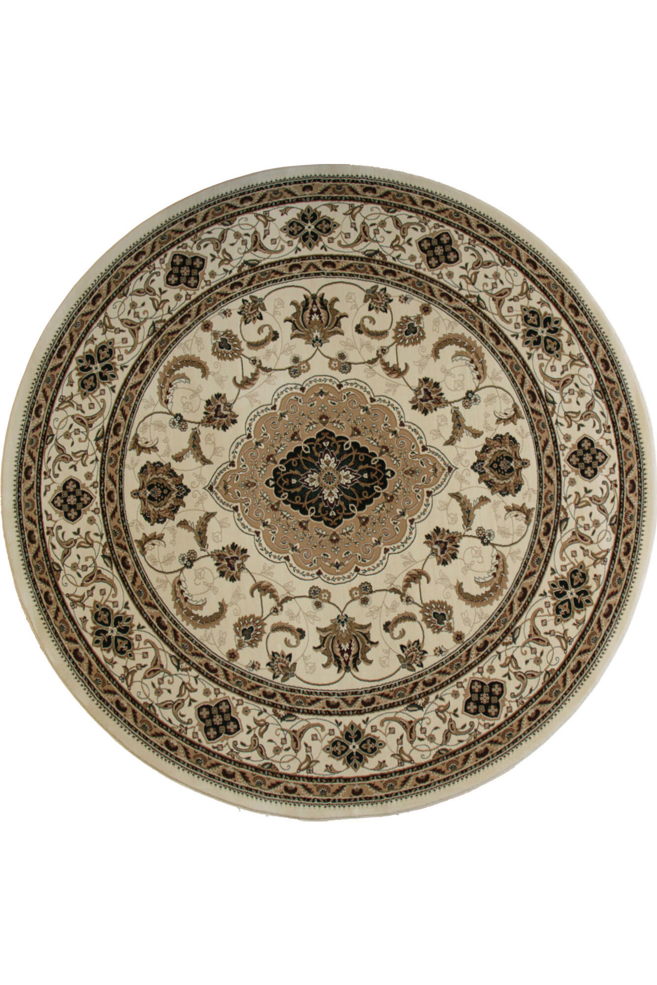 Large View Star Classic Round Rug