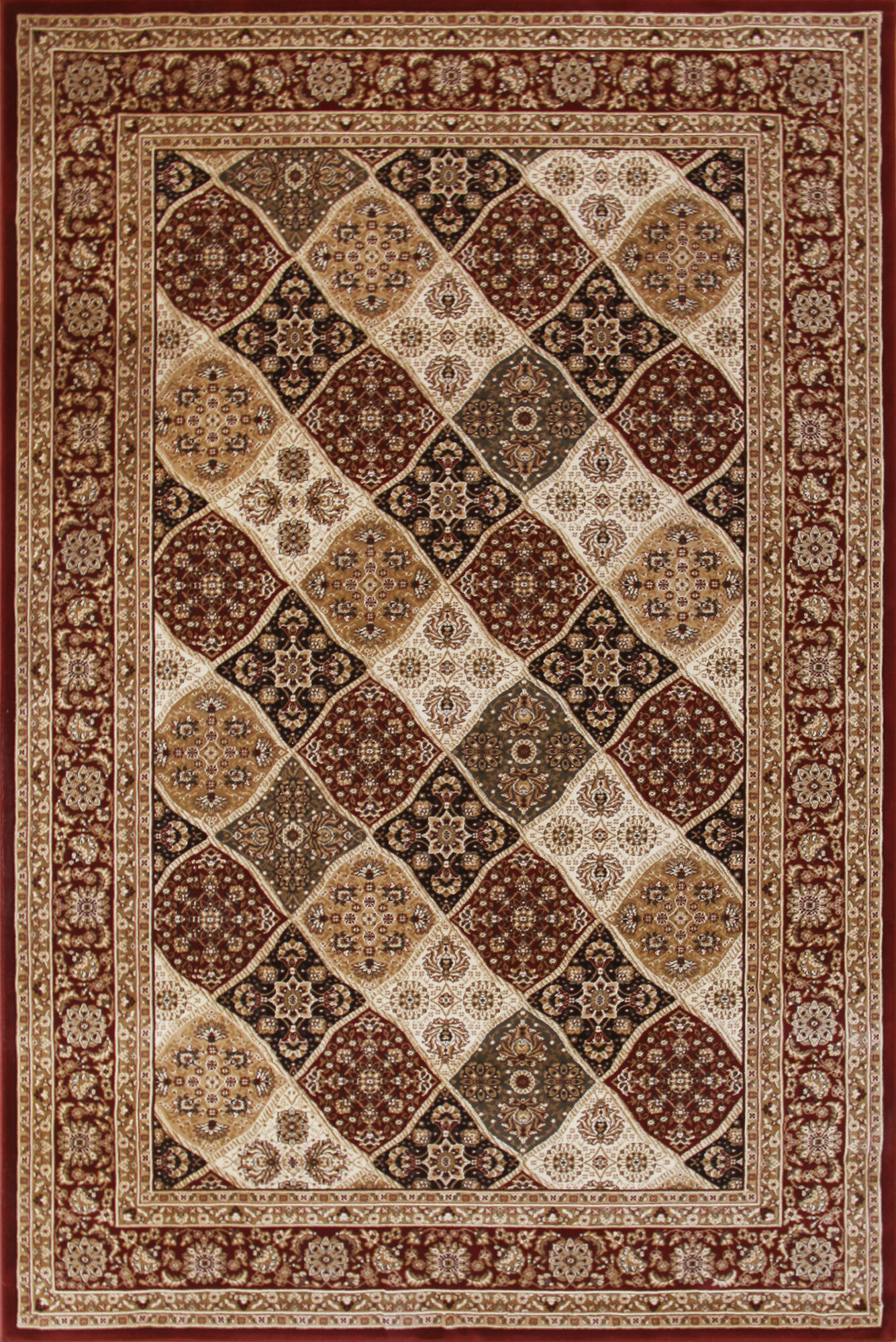 Star Classic Square Pattern Rug