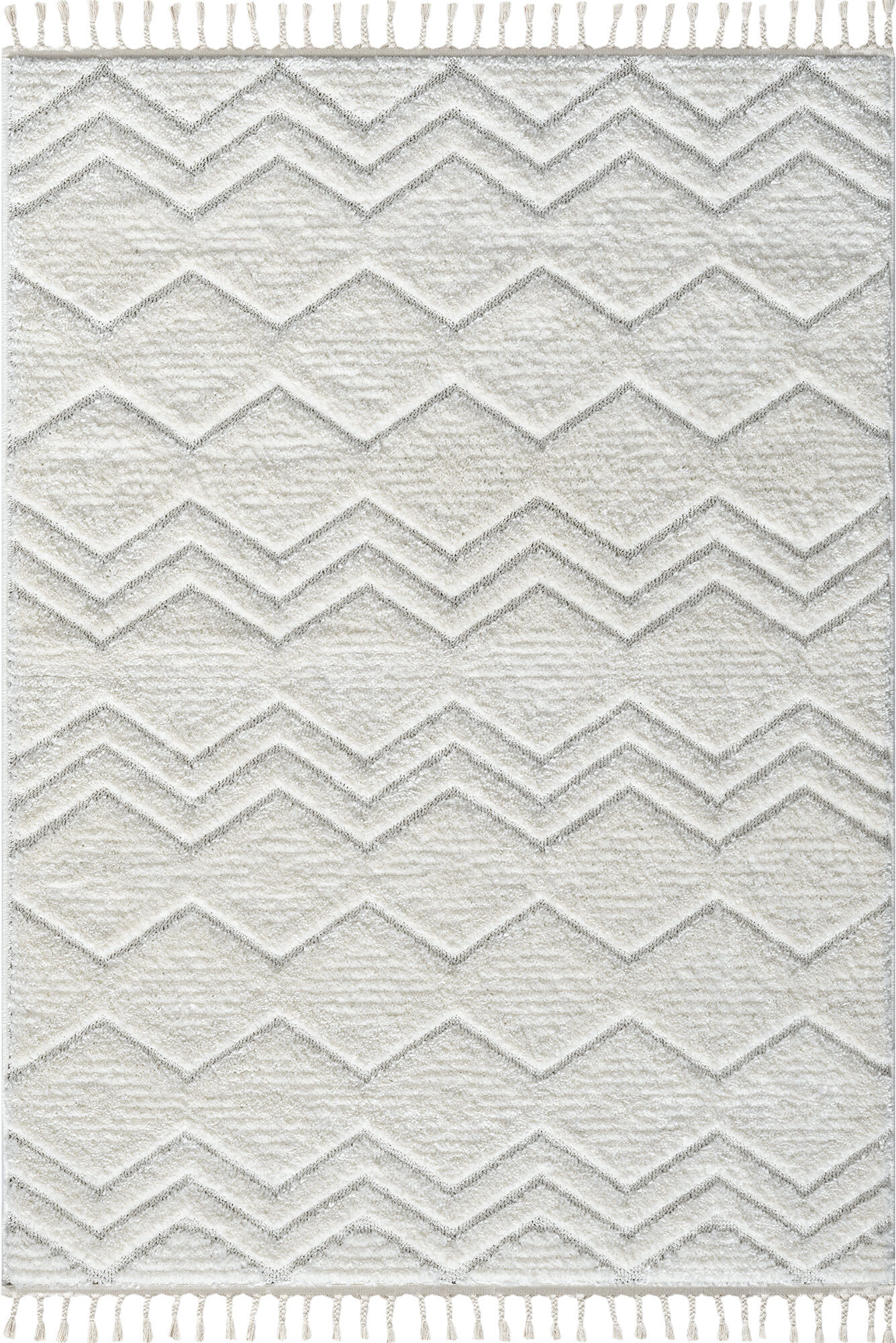 Large View Serenade Modern Chevron Rug