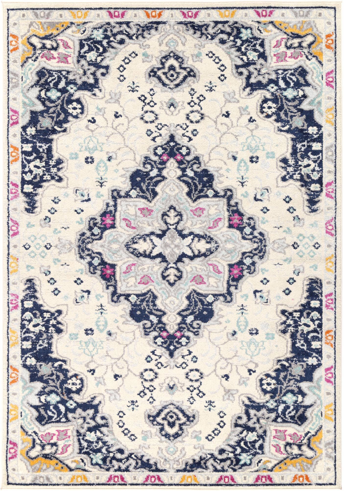 Seth Contemporary Medallion Rug