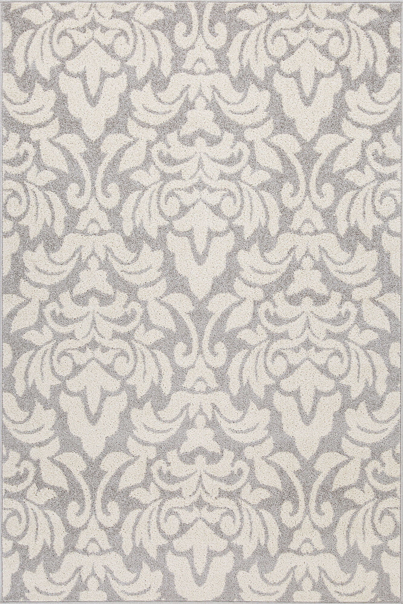 Large View Sandy Contemporary Floral Rug