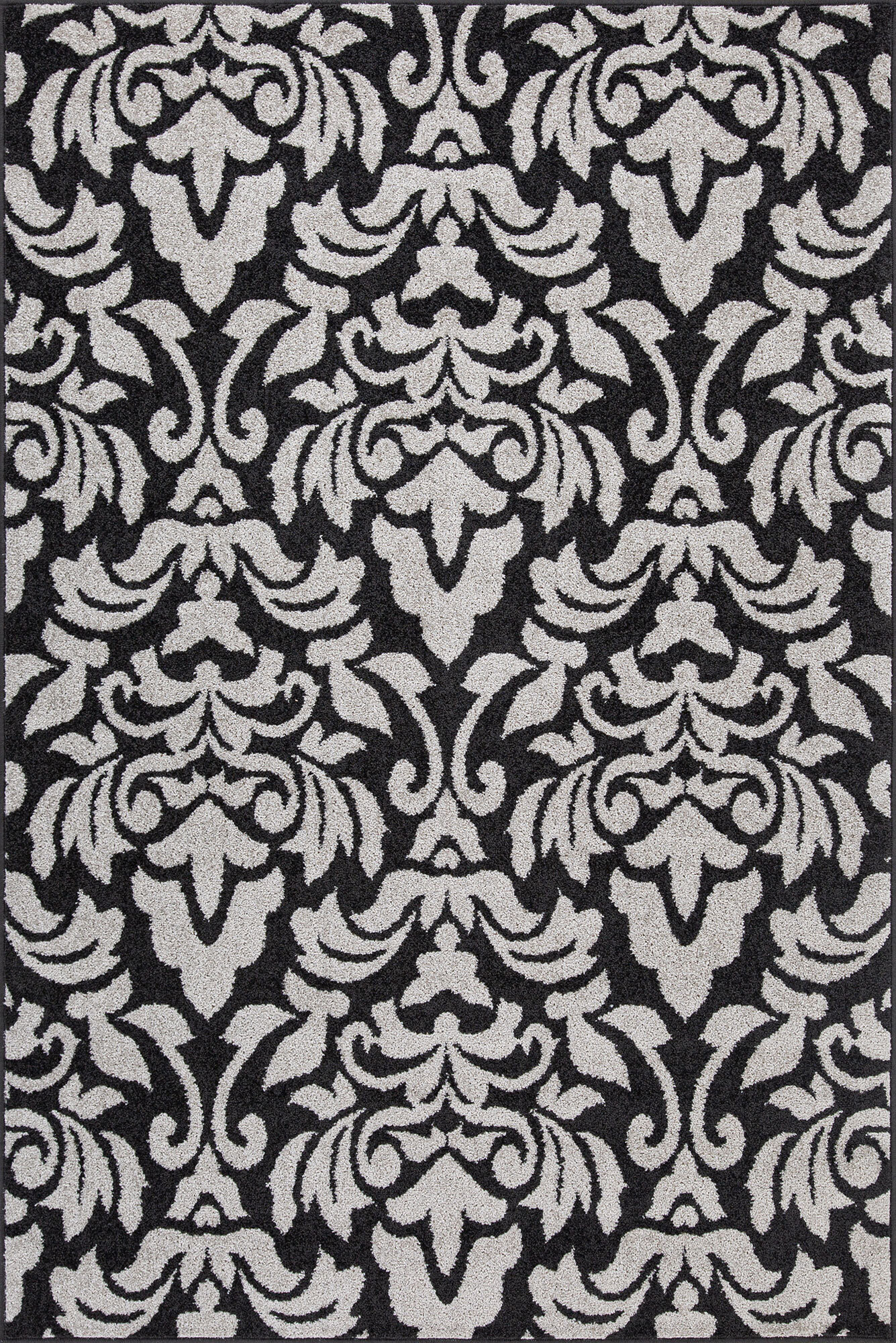 Large View Sandy Contemporary Floral Rug