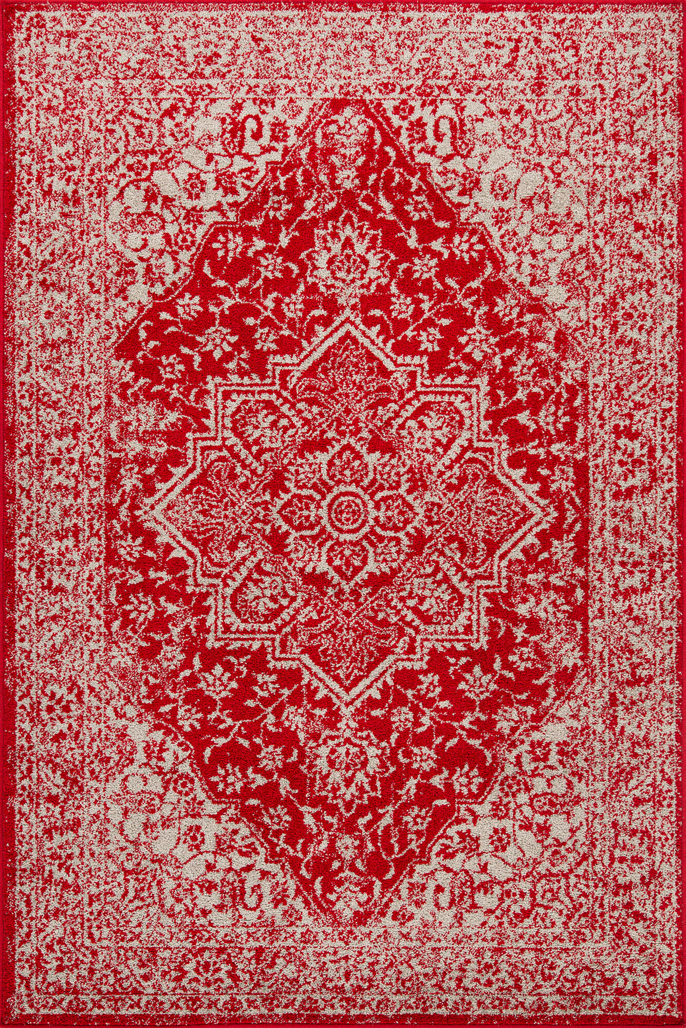 Large View Sandy Traditional Medallion Rug