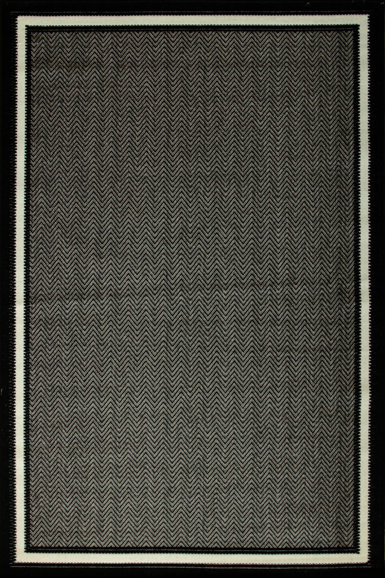 Storm Black Indoor Outdoor Rug