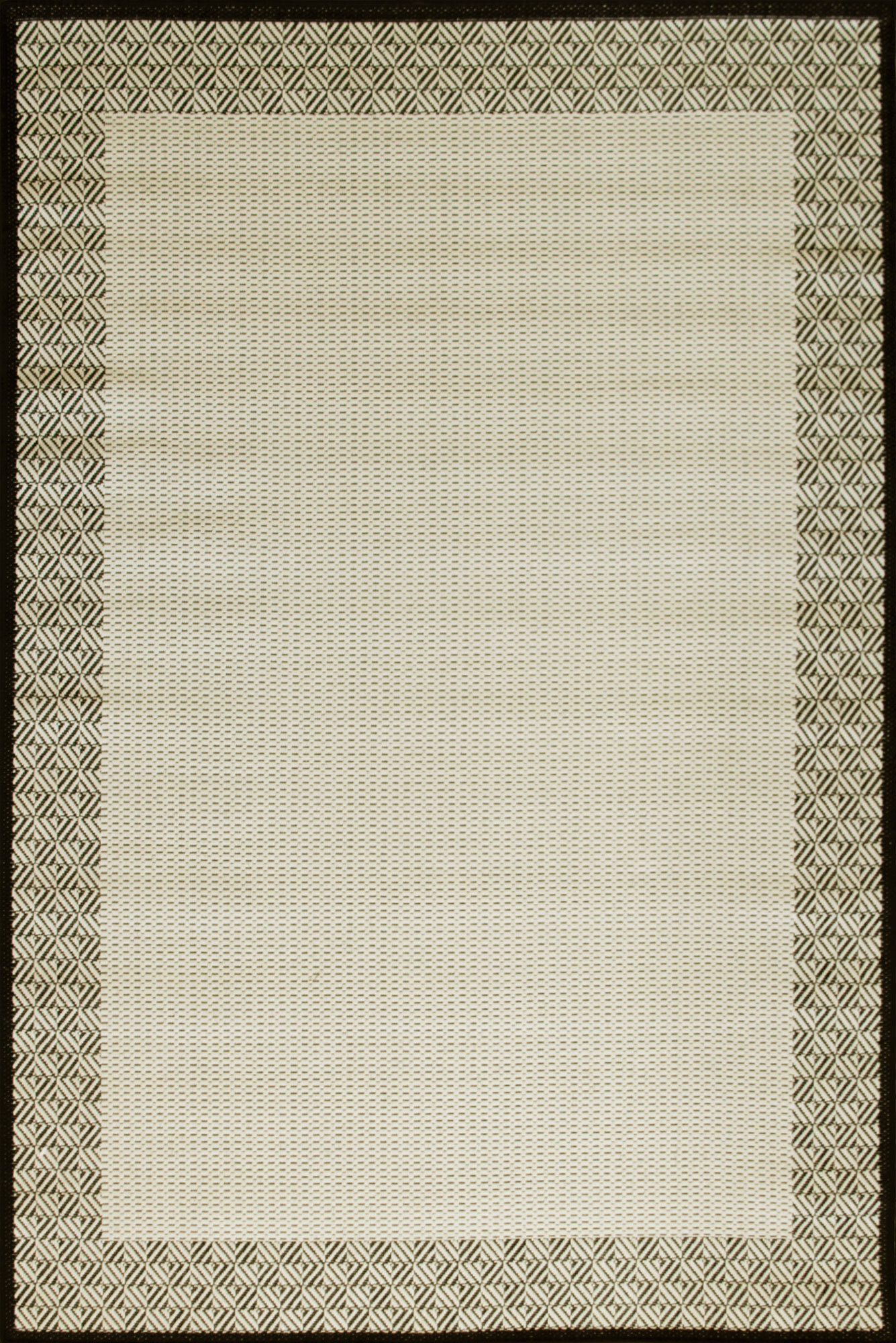 Storm Flatweave Border Rug