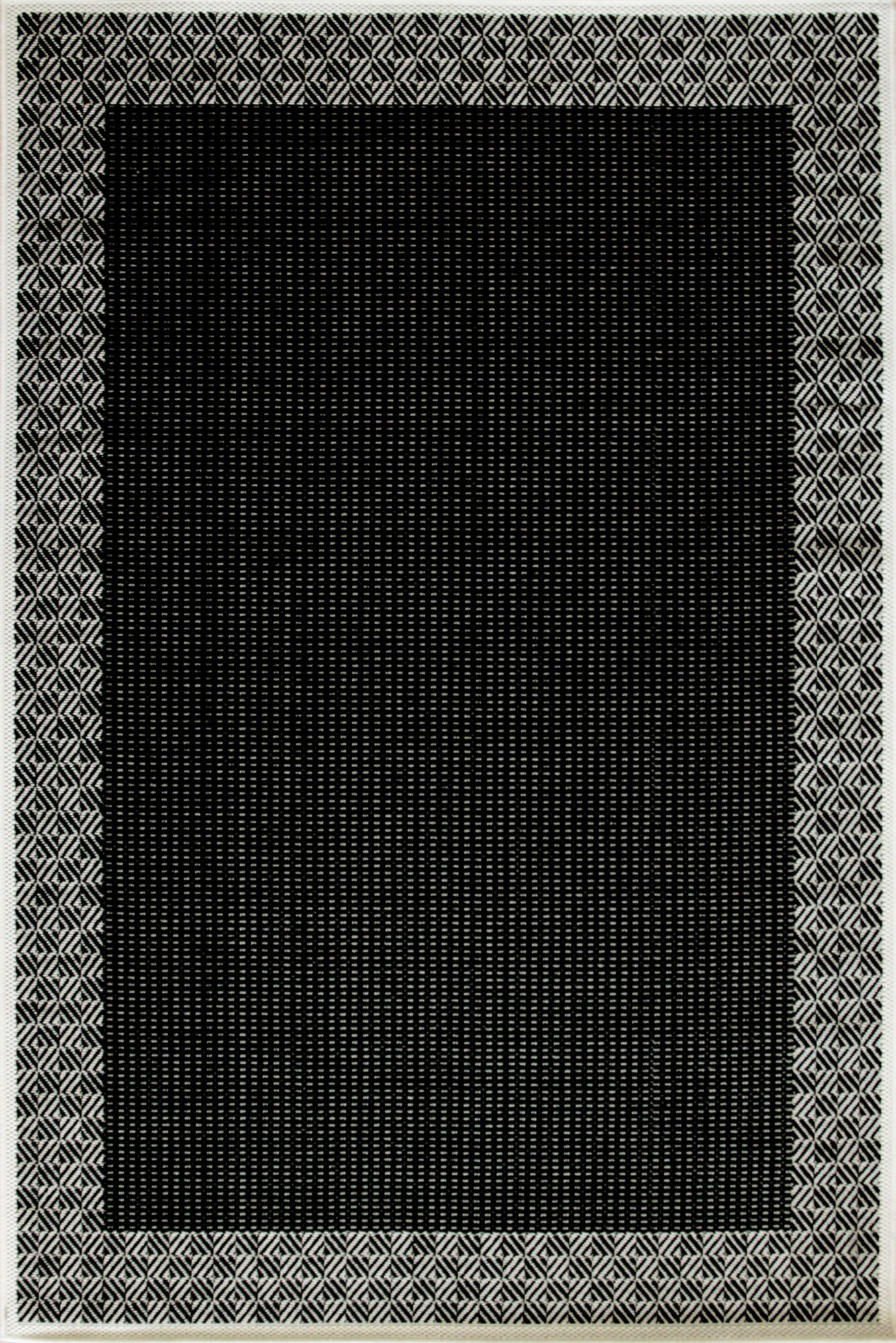 Storm Black Indoor Oudoor Rug