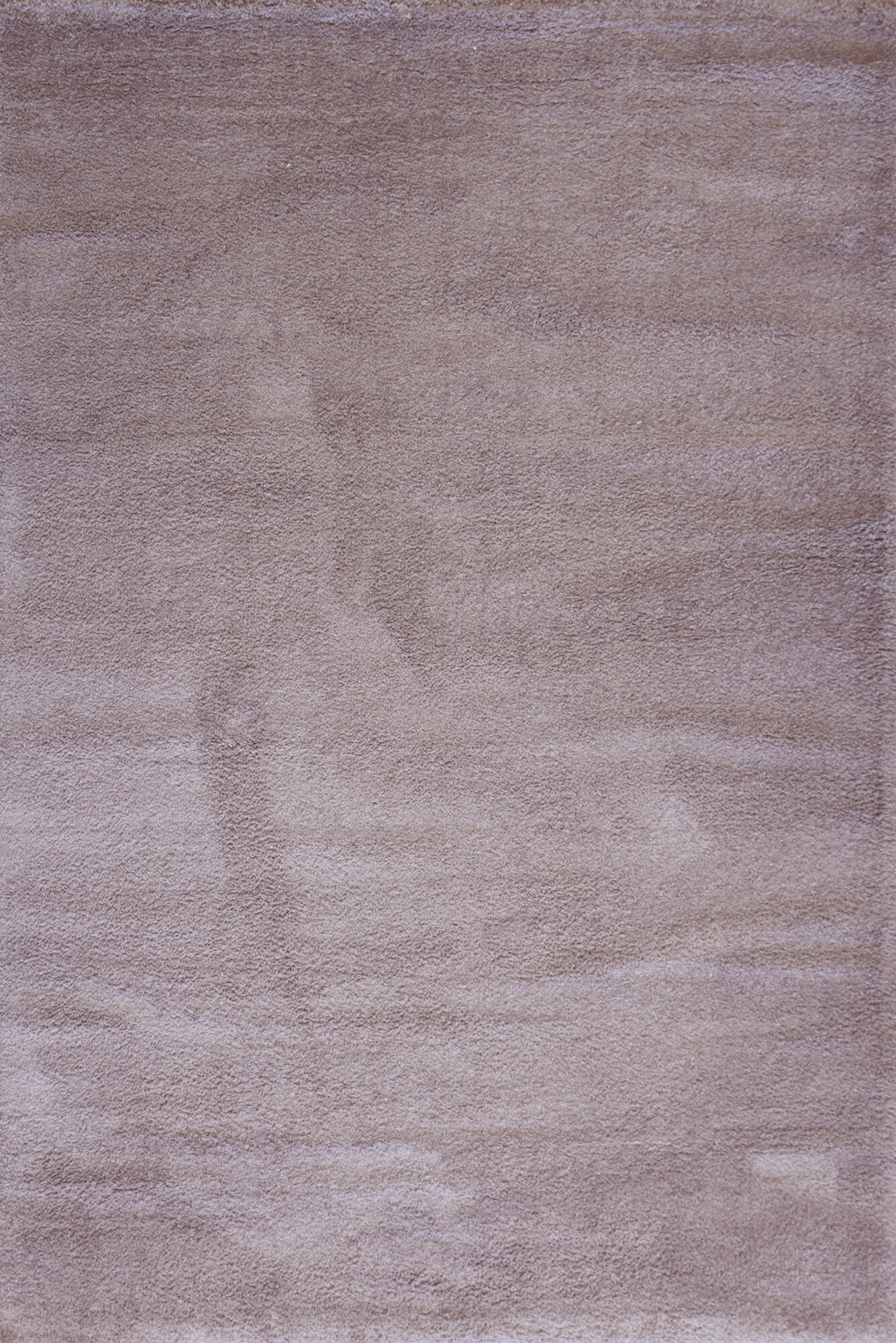 Large View Soft Plain Violet Thick Shaggy Rug