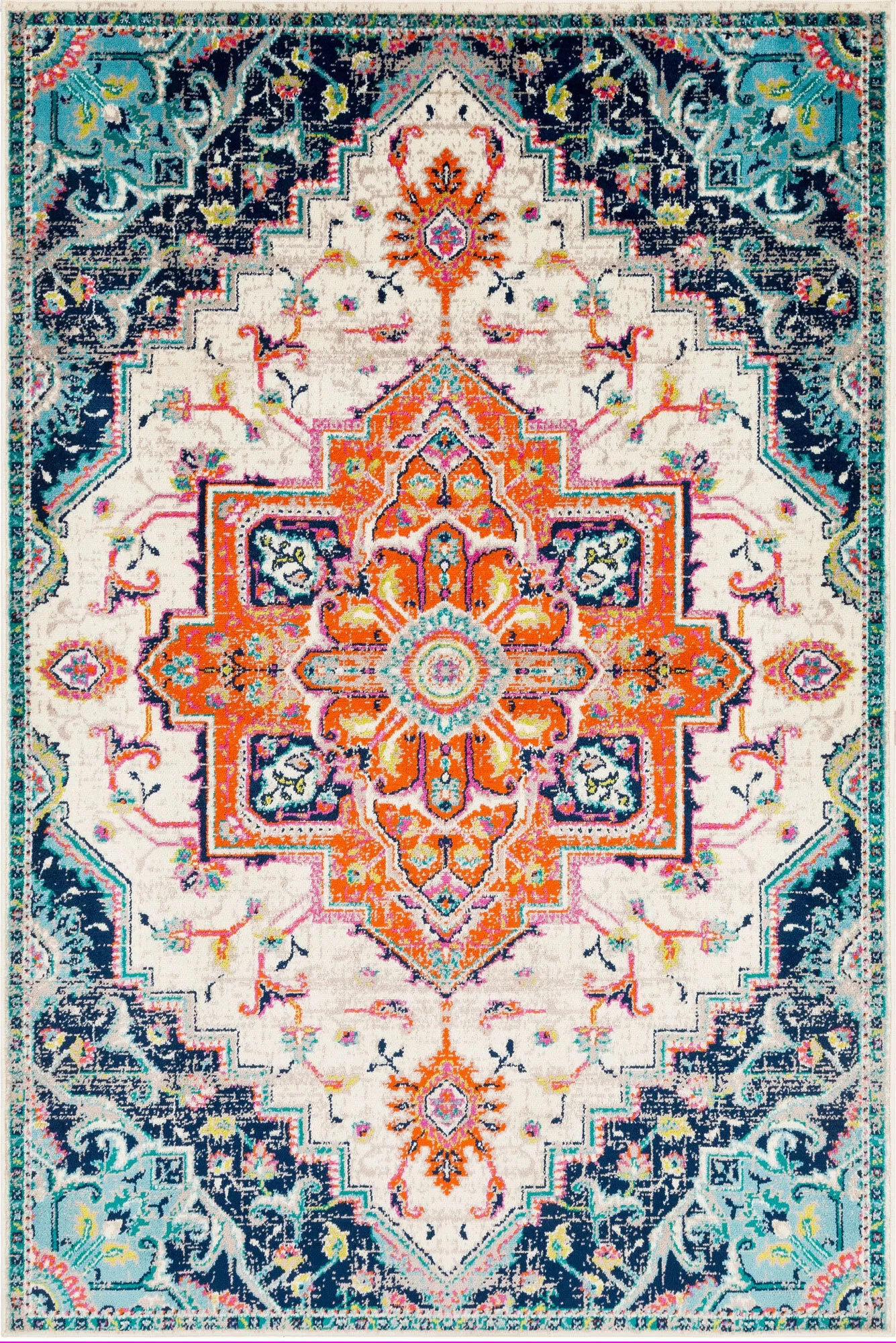 Space Traditional Medallion Rug