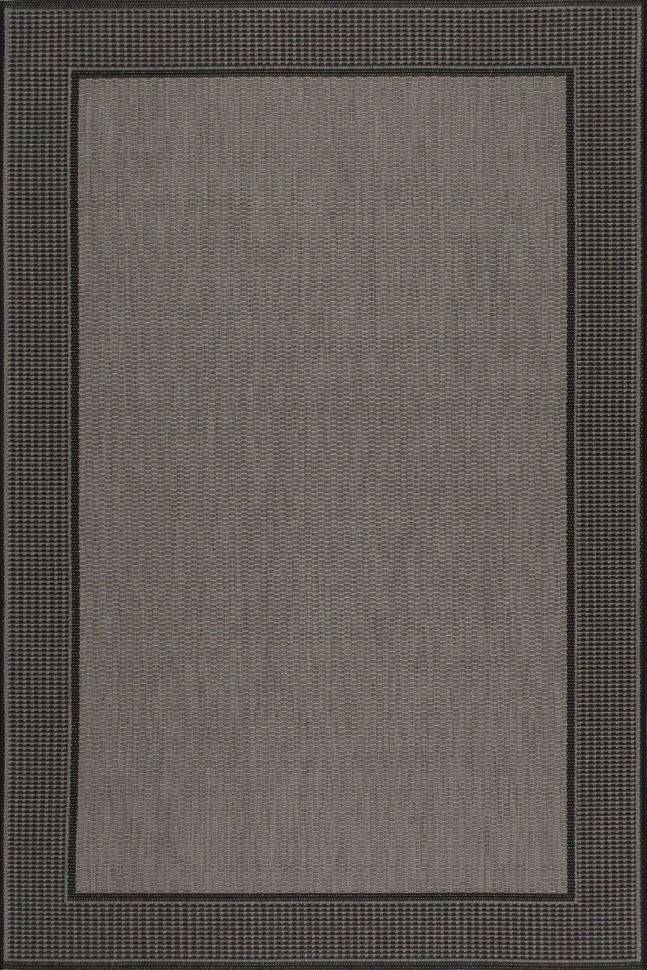Large View Subi Brown Border Flatweave Rug