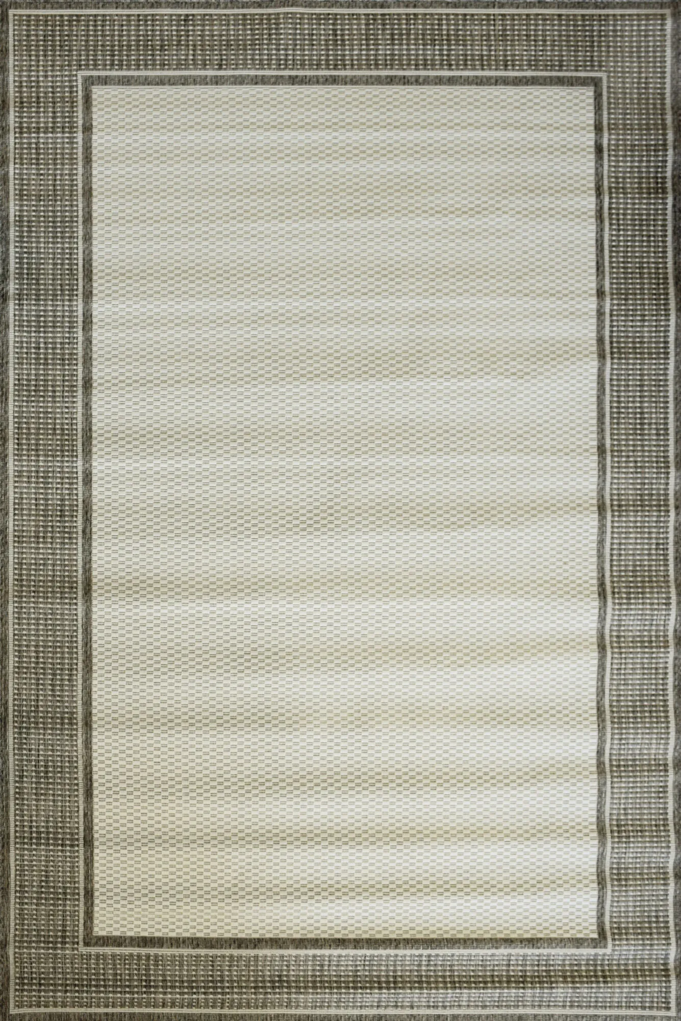 Soleil Beige Border Flatweave Rug