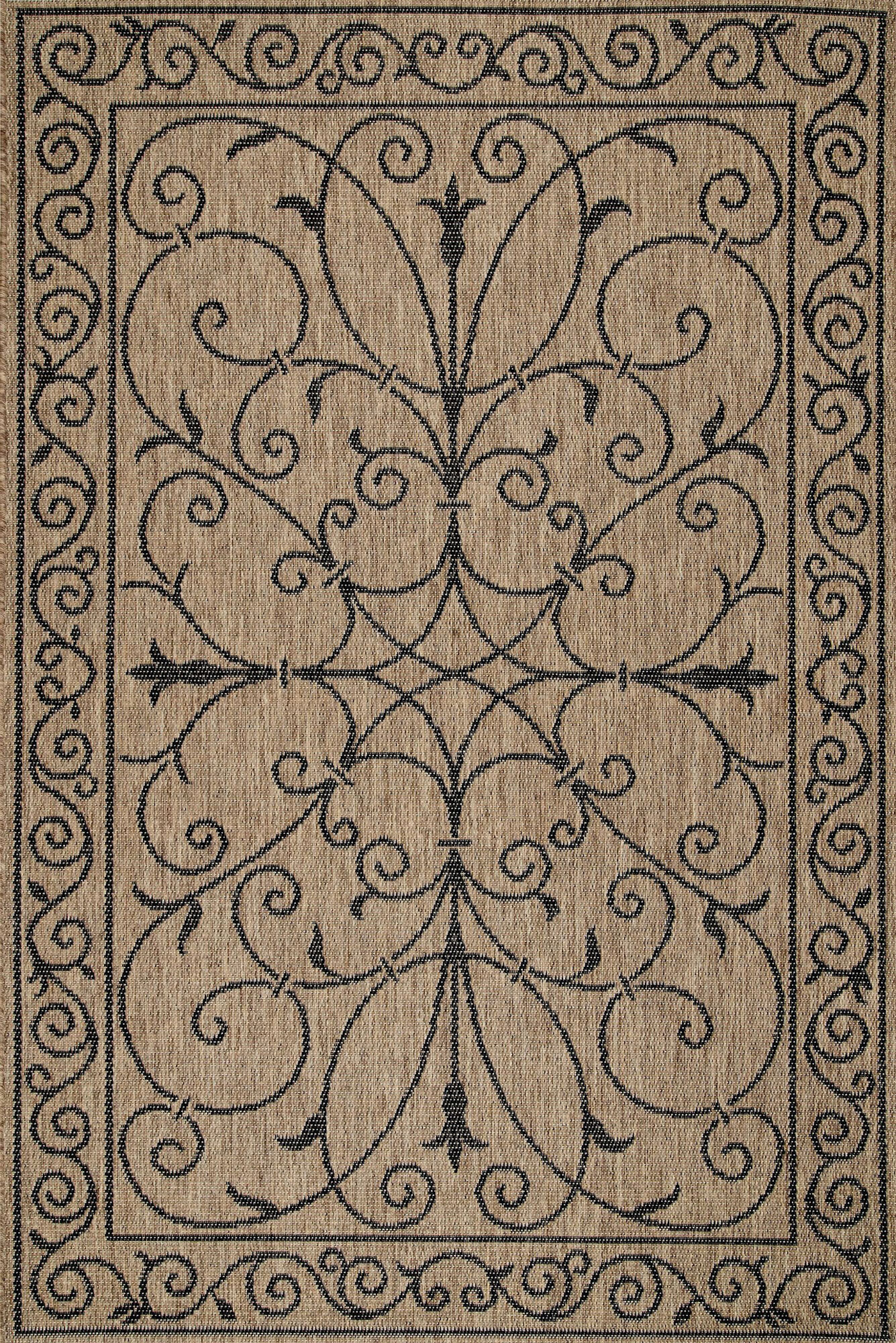 Large View Subi Wrought Iron Flatweave Rug