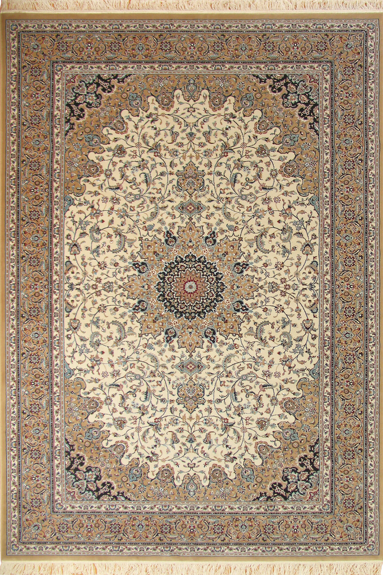 Large View Tapis Traditional Medallion Rug