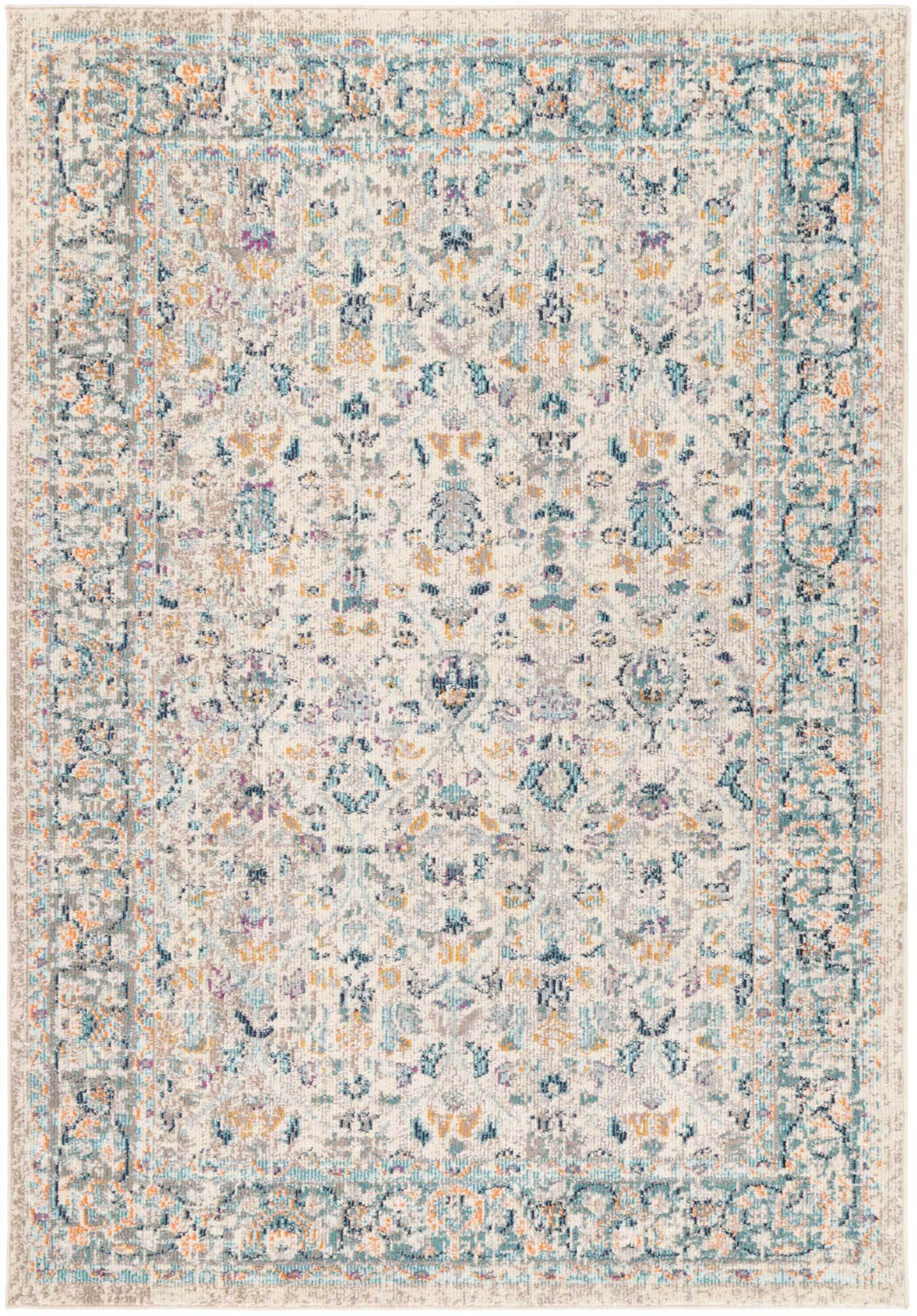 Large View Tina Traditional Border Rug