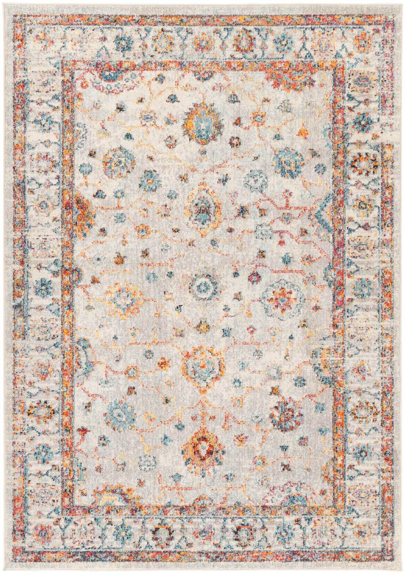 Large View Tina Cream Traditional Floral Rug