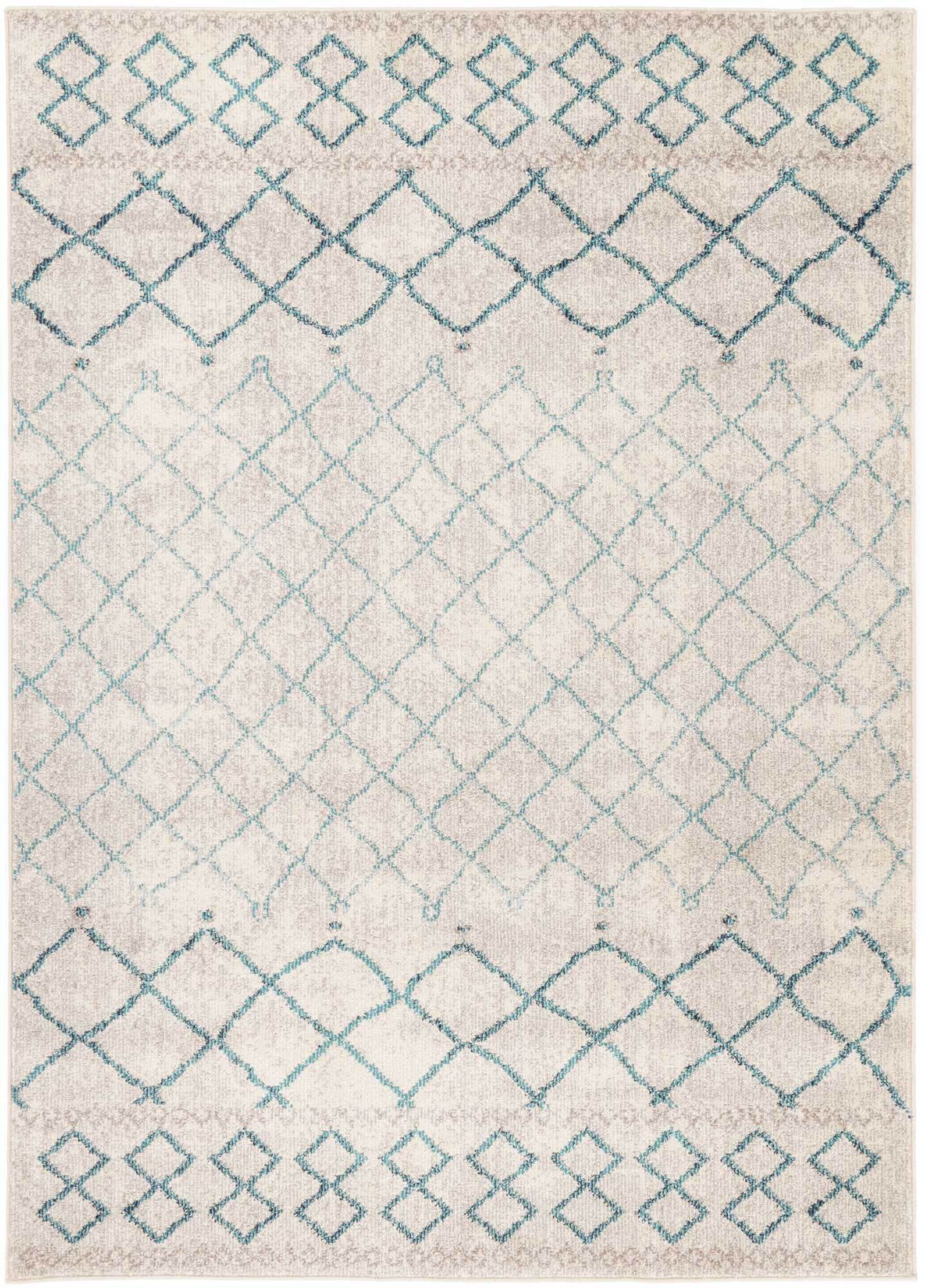 Large View Tina Contemporary Trellis Rug