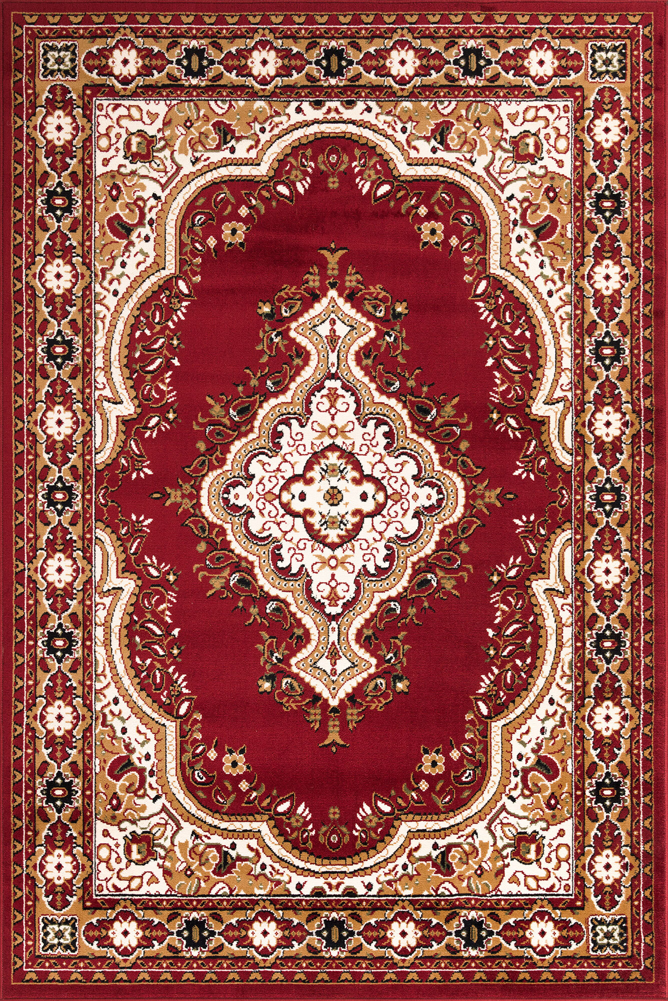 Toni Traditional Rug Red Rugs 30 Day Returns