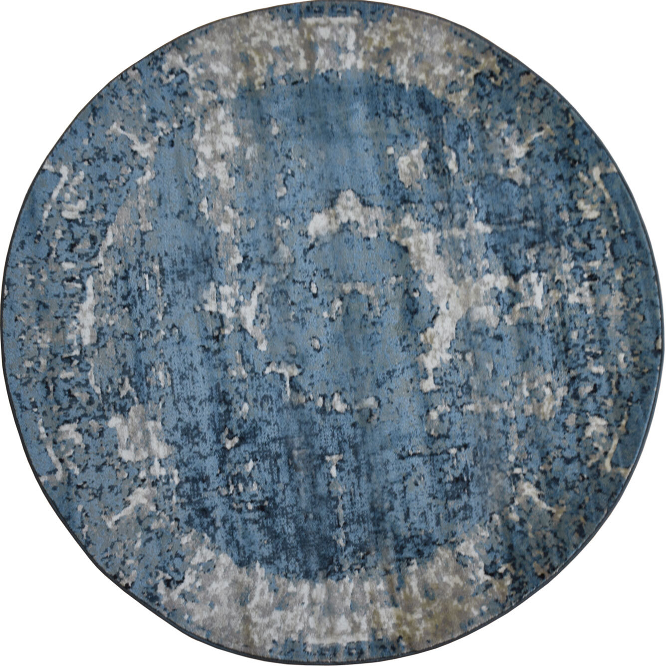 Large View Una Round Rug