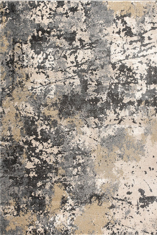 Large View Unique Modern Grey Abstract Rug