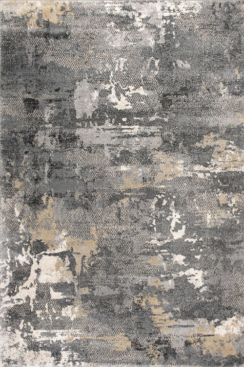 Unique Modern Grey Abstract Rug