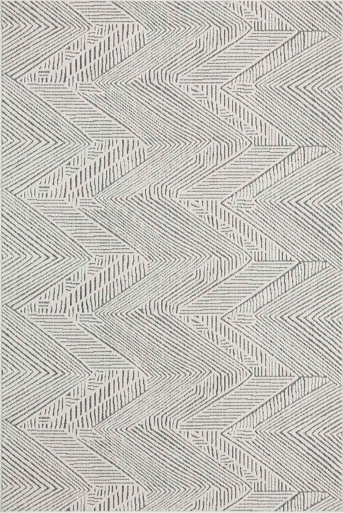 Large View Vala Chevron Zig Zag Pattern Rug