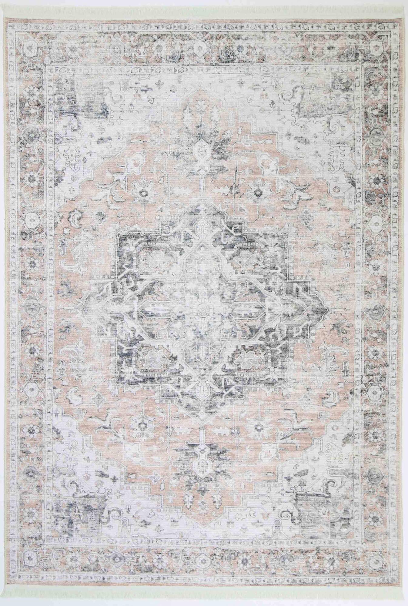 Victoria Pink Vintage Cotton Rug