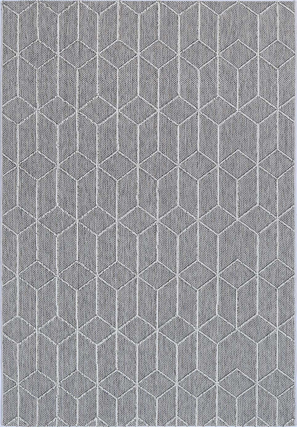 Large View Viva Geometric Flatweave Rug