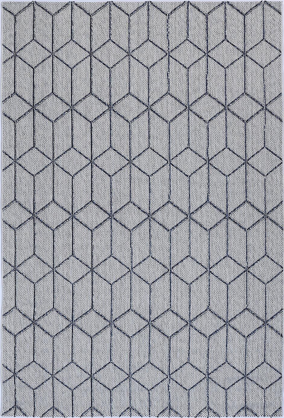 Large View Viva Geometric Flatweave Rug